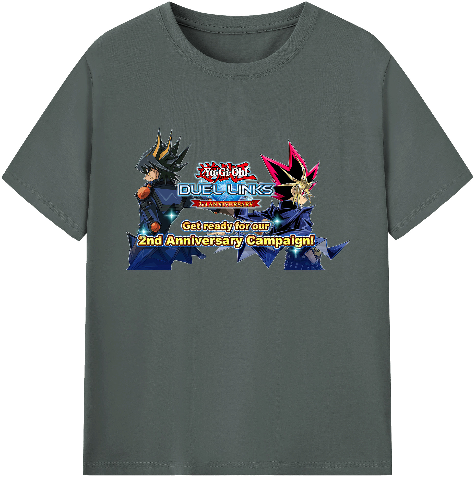 （画像用） 遊☆戯☆王 Yu-Gi-Oh! 綿100％ メンズ半袖Tシャツ｜肌触りやわらか＆通気性